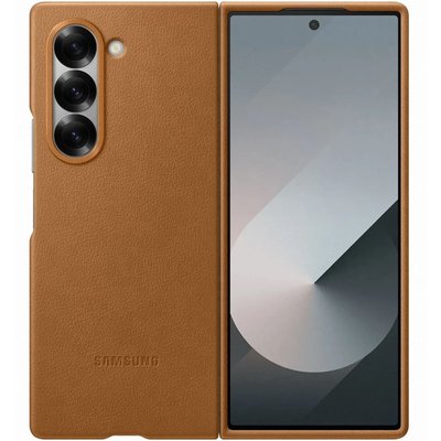 Уцінка Шкіряний чохол Leather Case (AAA) для Samsung Galaxy Z Fold6 74119 фото