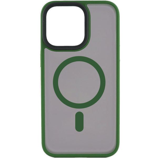 TPU+PC чехол Metal Buttons with MagSafe для Apple iPhone 15 Pro (6.1") 65611 фото