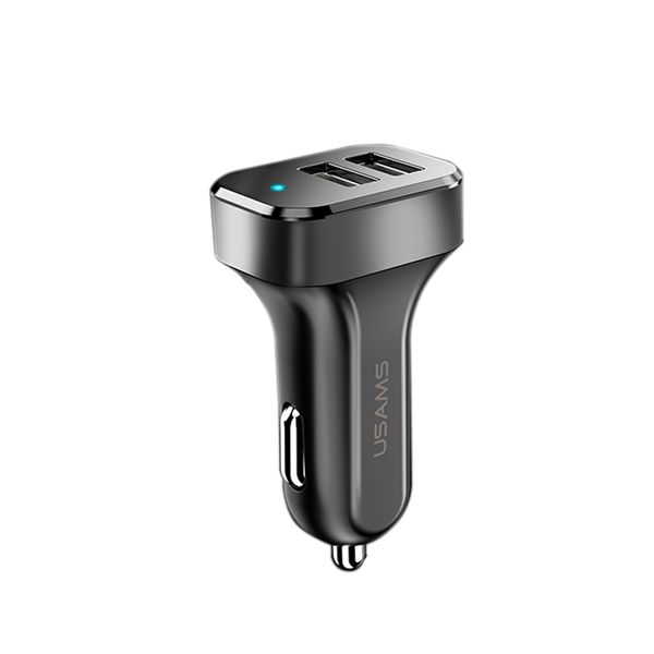 АЗУ USAMS US-CC087 C13 2.1A Dual USB Car Charger 34521 фото