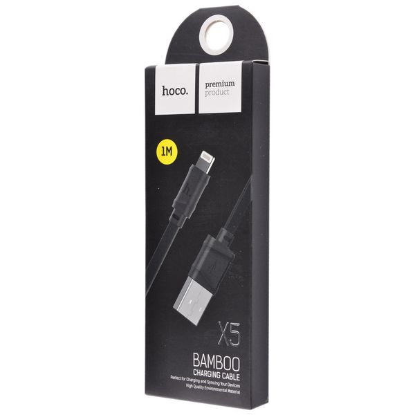 Дата кабель Hoco X5 Bamboo USB to Lightning (100см) 30279 фото