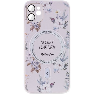 TPU+PC чехол Secret Garden with MagSafe для Apple iPhone 12 (6.1") 67968 фото