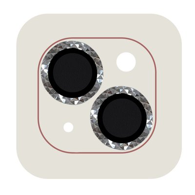 Захисне скло Metal Shine на камеру (в упак.) для Apple iPhone 15 (6.1") / 15 Plus (6.7") 65695 фото