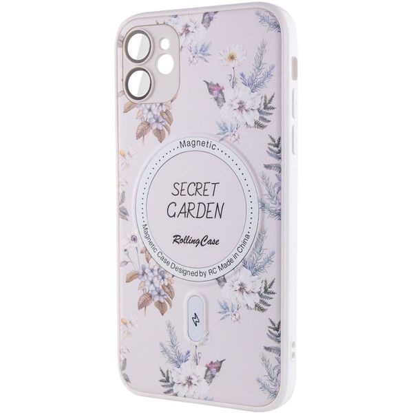 TPU+PC чехол Secret Garden with MagSafe для Apple iPhone 12 (6.1") 67968 фото