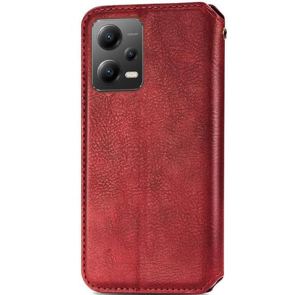 Кожаный чехол книжка GETMAN Cubic (PU) для Xiaomi Poco X5 Pro 5G / Redmi Note 12 Pro 5G 63408 фото