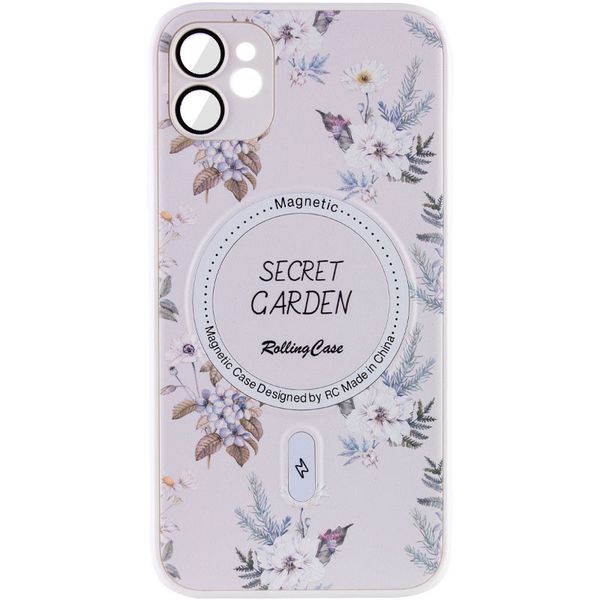 TPU+PC чехол Secret Garden with MagSafe для Apple iPhone 12 (6.1") 67968 фото