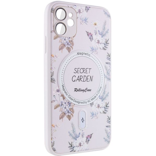 TPU+PC чехол Secret Garden with MagSafe для Apple iPhone 12 (6.1") 67968 фото