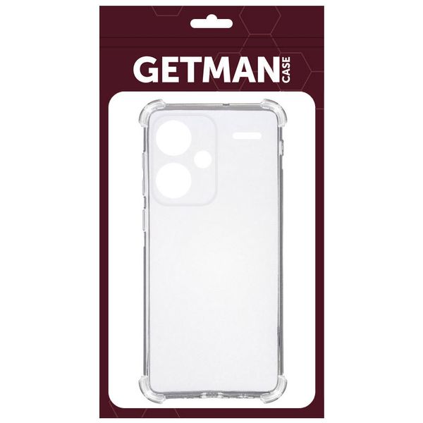 TPU чохол GETMAN Ease logo посилені кути Full Camera для Xiaomi Redmi Note 13 Pro+ 71701 фото