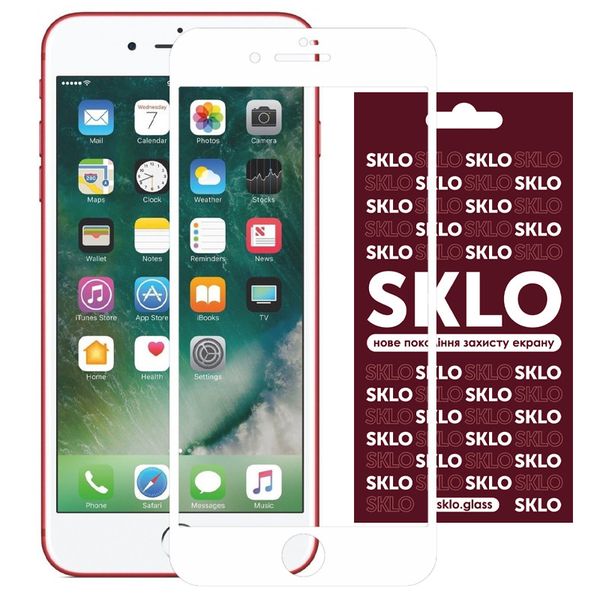 Защитное стекло SKLO 3D для Apple iPhone 7 / 8 / SE (2020) (4.7") 35435 фото