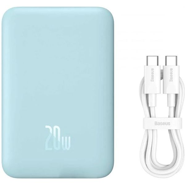 Портативне ЗП Power Bank Baseus Magnetic Mini OS 20W c БЗП 10000 mAh (PPCX110105) 66019 фото