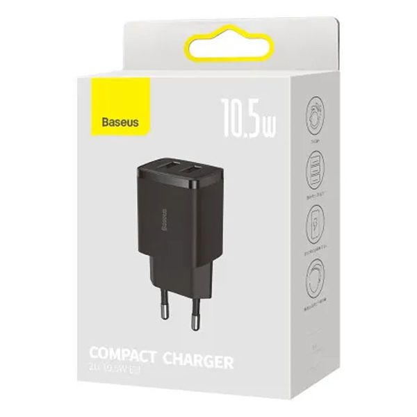 СЗУ Baseus Compact 10.5W (2USB) (CCXJ01) 56088 фото