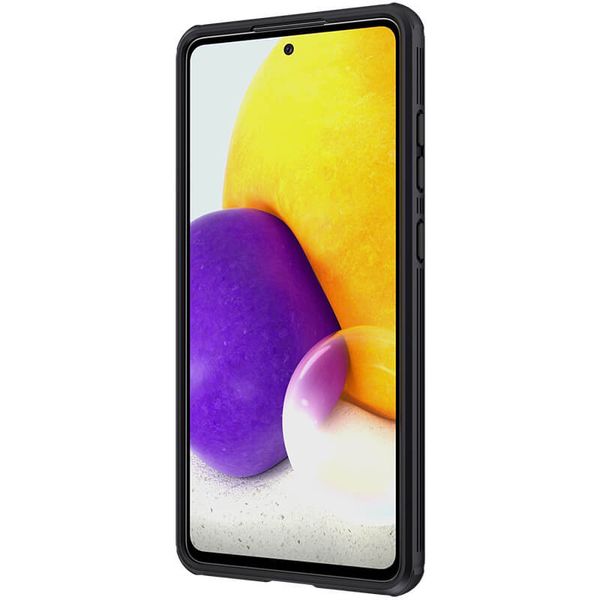 Карбоновая накладка Nillkin Camshield (шторка на камеру) для Samsung Galaxy A72 4G / A72 5G 47154 фото