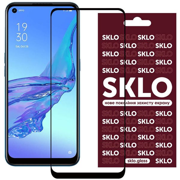 Защитное стекло SKLO 3D для Oppo Reno 5 Lite 52695 фото