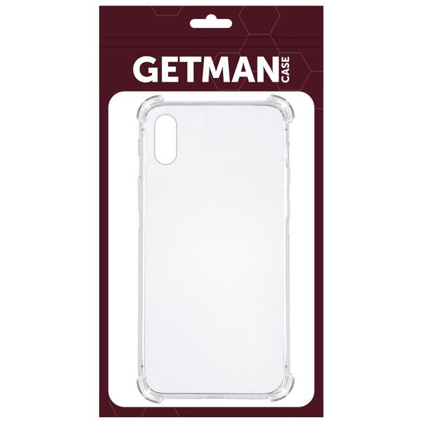 TPU чохол GETMAN Ease logo посилені кути для Apple iPhone X / XS (5.8") 38314 фото