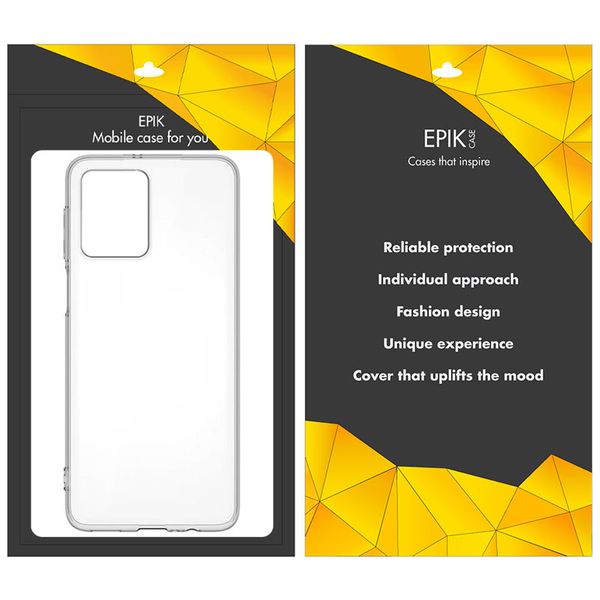 TPU чохол Epic Transparent 1,5mm для Motorola Moto G54 69355 фото