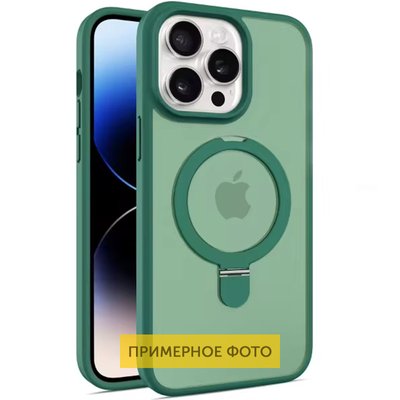 TPU+PC чехол Metal Buttons with MagSafe Colorful HQ Ring для Apple iPhone 16 Pro (6.3") 72988 фото