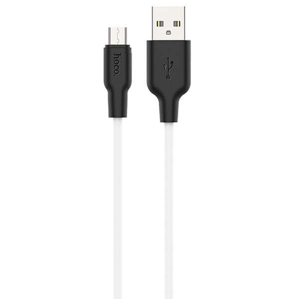 Дата кабель Hoco X21 Plus Silicone MicroUSB Cable (1m) 35239 фото