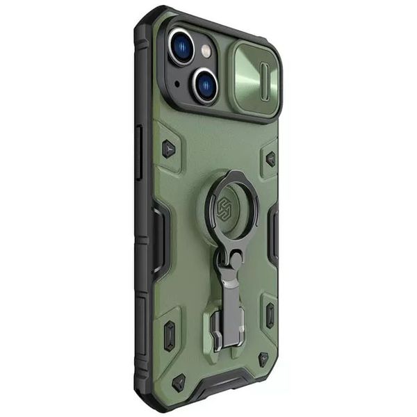 TPU+PC чохол Nillkin CamShield Armor Pro no logo (шторка на камеру) для Apple iPhone 14 / 13 (6.1") 56009 фото