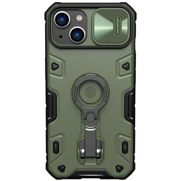 TPU+PC чохол Nillkin CamShield Armor Pro no logo (шторка на камеру) для Apple iPhone 14 / 13 (6.1") 56009 фото