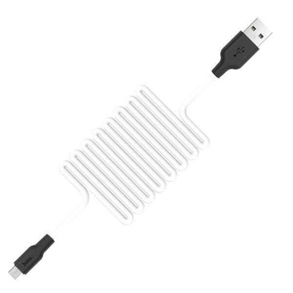 Дата кабель Hoco X21 Plus Silicone MicroUSB Cable (1m) 35239 фото