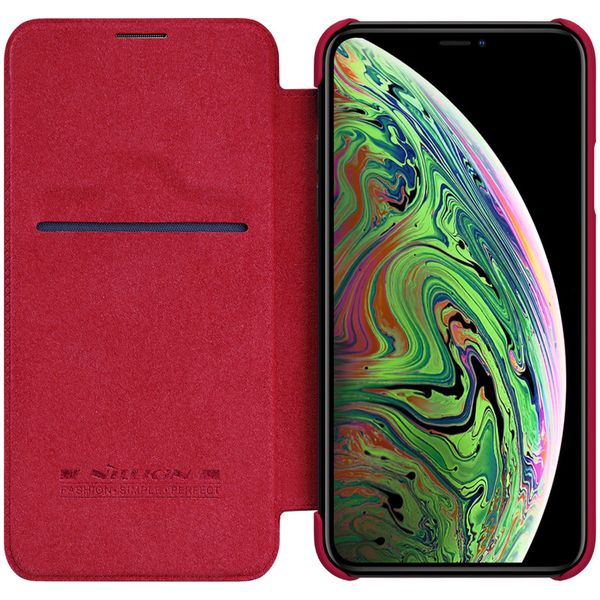 Шкіряний чохол (книжка) Nillkin Qin Series для Apple iPhone 11 Pro (5.8") 31752 фото