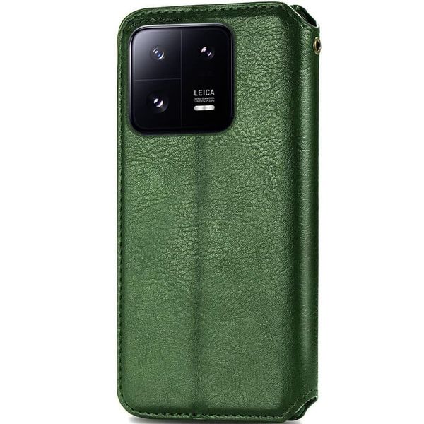 Кожаный чехол книжка GETMAN Cubic (PU) для Xiaomi 13 63403 фото