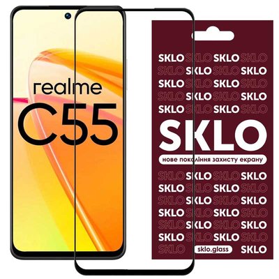 Захисне скло SKLO 3D для Realme C55 64150 фото