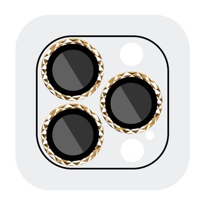 Захисне скло Metal Shine на камеру (в упак.) для Apple iPhone 15 Pro (6.1") / 15 Pro Max (6.7") 65696 фото