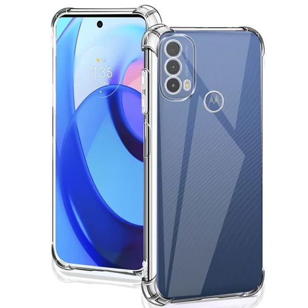 TPU чехол GETMAN Ease logo усиленные углы Full Camera для Motorola Moto E40 / E30 71750 фото