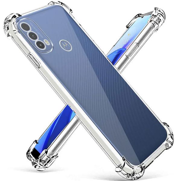 TPU чехол GETMAN Ease logo усиленные углы Full Camera для Motorola Moto E40 / E30 71750 фото