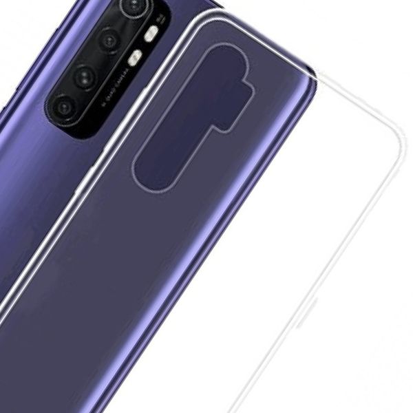 TPU чехол Epic Transparent 1,0mm для Xiaomi Mi Note 10 Lite 36898 фото