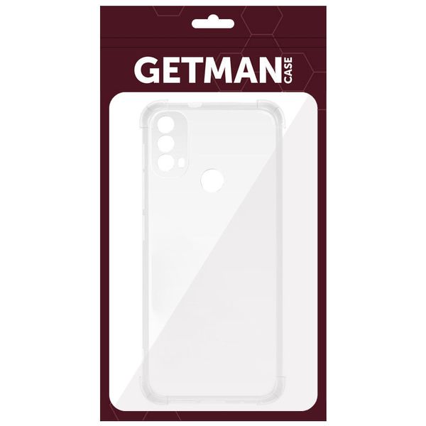 TPU чохол GETMAN Ease logo посилені кути Full Camera для Motorola Moto E40 / E30 71750 фото