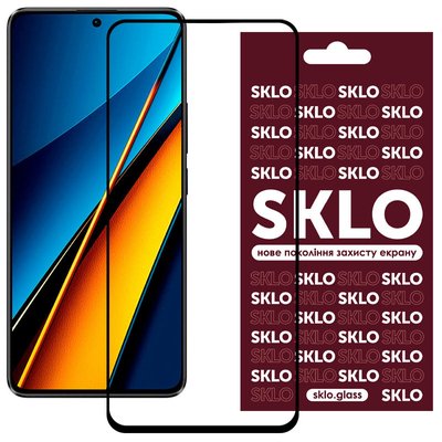 Захисне скло SKLO 3D для Xiaomi Poco X6 71885 фото