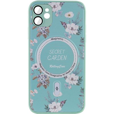 TPU+PC чохол Secret Garden with MagSafe для Apple iPhone 12 (6.1") 67968 фото