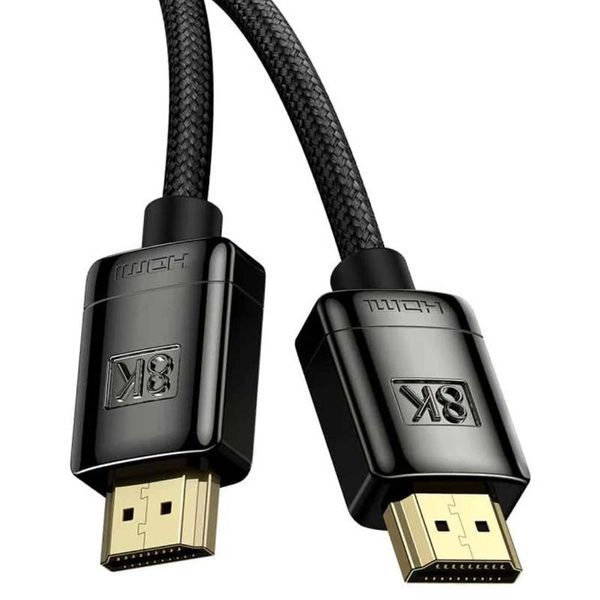 Дата кабель Baseus HDMI High Definition Series 8KHDMI To 8KHDMI (Zinc alloy) (1m) (WKGQ000001)) 66282 фото