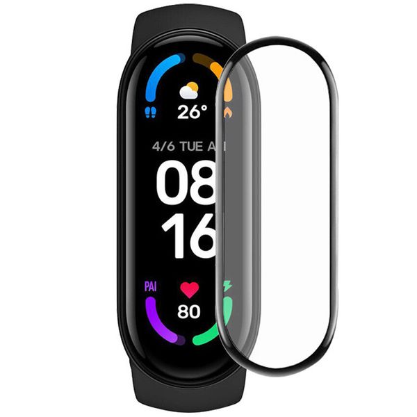 Полімерна плівка 3D (full glue) (тех.пак) для Xiaomi Mi Band 6 48335 фото