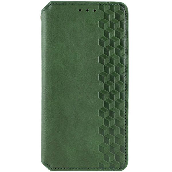 Кожаный чехол книжка GETMAN Cubic (PU) для Xiaomi Redmi Note 13 Pro 4G / Poco M6 Pro 4G 70310 фото