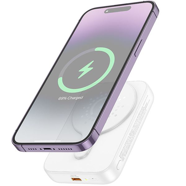 Уценка Портативное ЗУ Power Bank Hoco J117A Esteem PD20W с БЗУ 10000 mAh 73724 фото