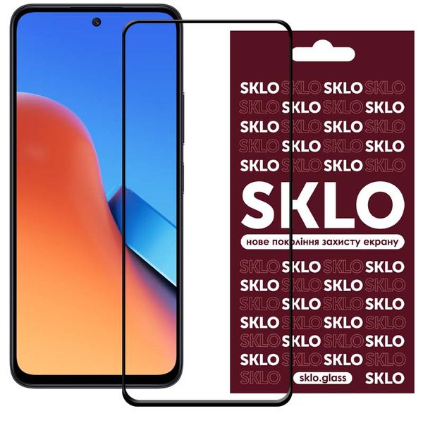 Защитное стекло SKLO 3D для Xiaomi Redmi 12 / Poco M6 Pro 5G / Redmi 13 / Poco M6 4G 65315 фото