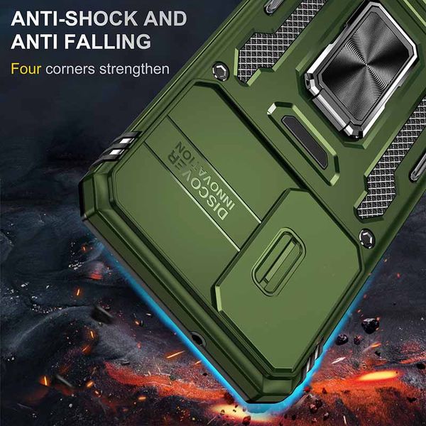 Ударопрочный чехол Camshield Army Ring для Samsung Galaxy S23 FE 68273 фото