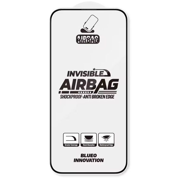 Защитное 3D стекло Blueo Invisible Airbag Anti-broken для Apple iPhone 14 Pro / 15 / 16 (6.1") 71033 фото