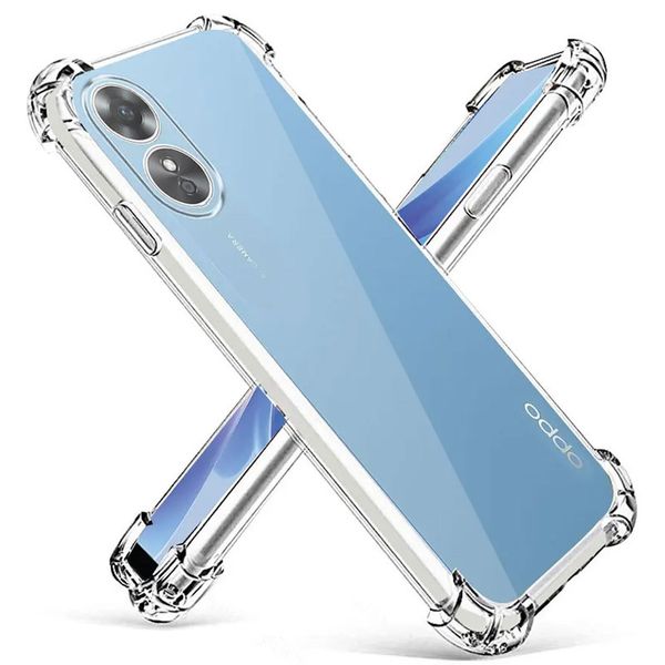 TPU чехол GETMAN Ease logo усиленные углы Full Camera для Oppo A17 71723 фото