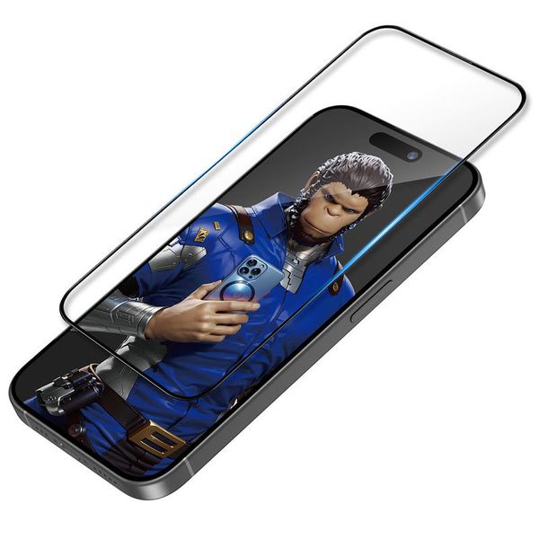 Захисне 3D скло Blueo Invisible Airbag Anti-broken для Apple iPhone 14 Pro / 15 / 16 (6.1") 71033 фото