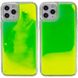 Неоновый чехол Neon Sand glow in the dark для Apple iPhone 11 Pro (5.8") 33306 фото 1