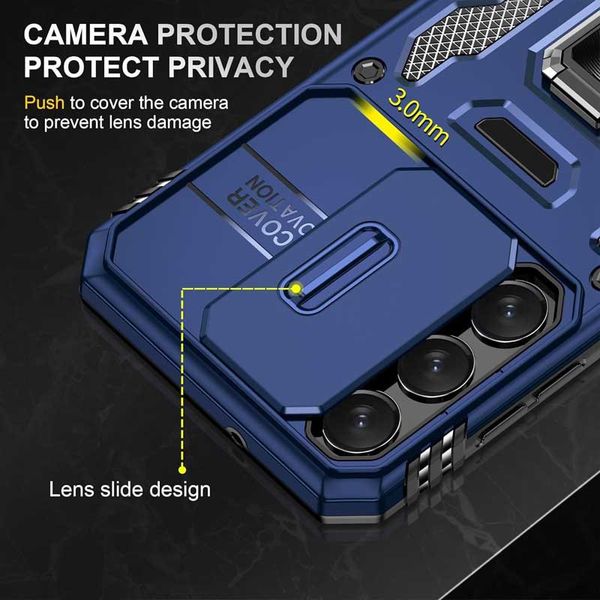 Ударопрочный чехол Camshield Army Ring для Samsung Galaxy S21 68614 фото