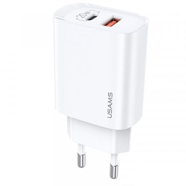 СЗУ Usams US-CC121 T35 QC3.0 + PD3.0 20W 49235 фото