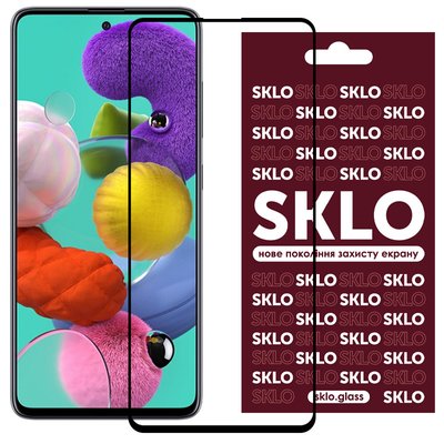 Захисне скло SKLO 3D для Samsung Galaxy A51 / M31s 35431 фото