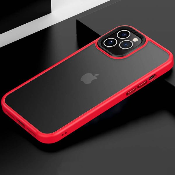 TPU+PC чохол Metal Buttons для Apple iPhone 12 Pro / 12 (6.1") 39993 фото