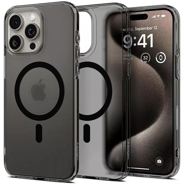 Чехол SGP Black Matte (MagFit) для Apple iPhone 16 Pro (6.3") 73527 фото