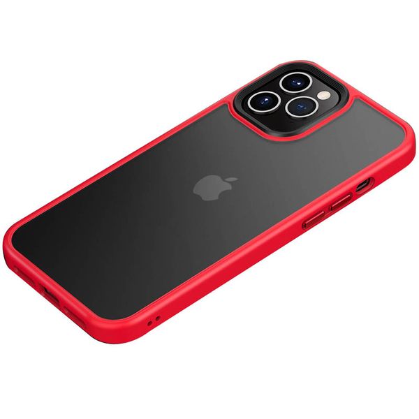 TPU+PC чехол Metal Buttons для Apple iPhone 12 Pro / 12 (6.1") 39993 фото