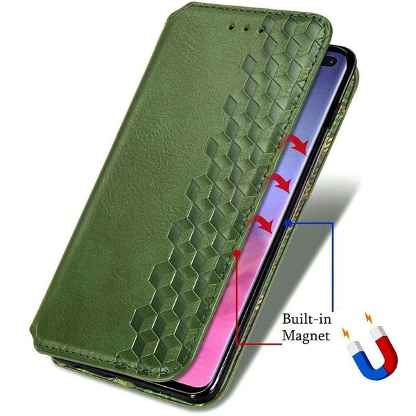 Кожаный чехол книжка GETMAN Cubic (PU) для Samsung Galaxy S20 FE 39465 фото